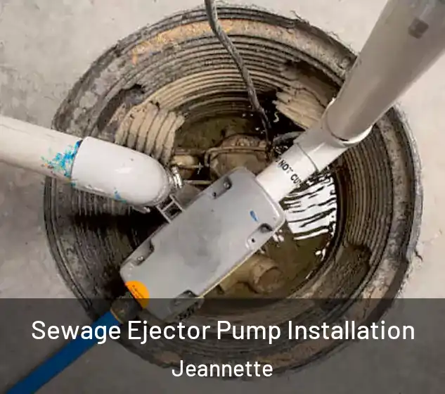  Sewage Ejector Pump Installation Jeannette